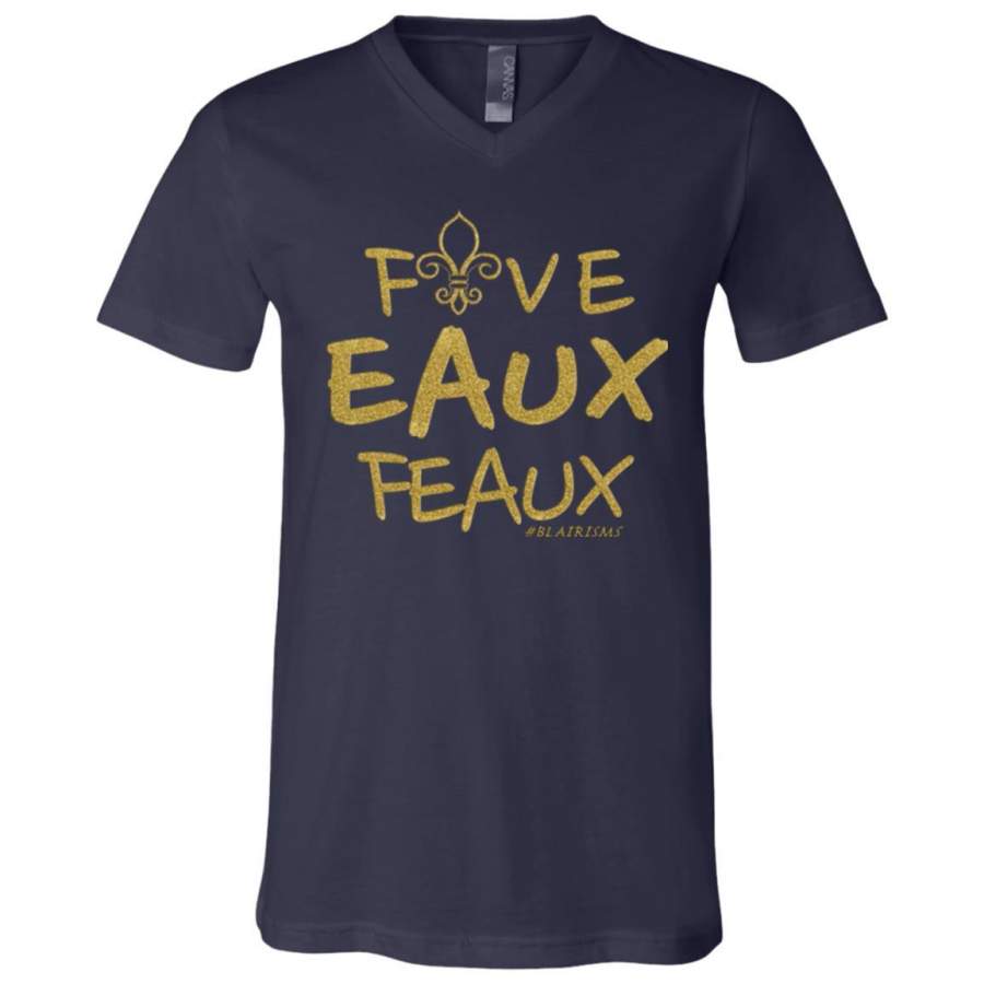 FiveEAUXFeaux GOLD Boy’s V-Neck