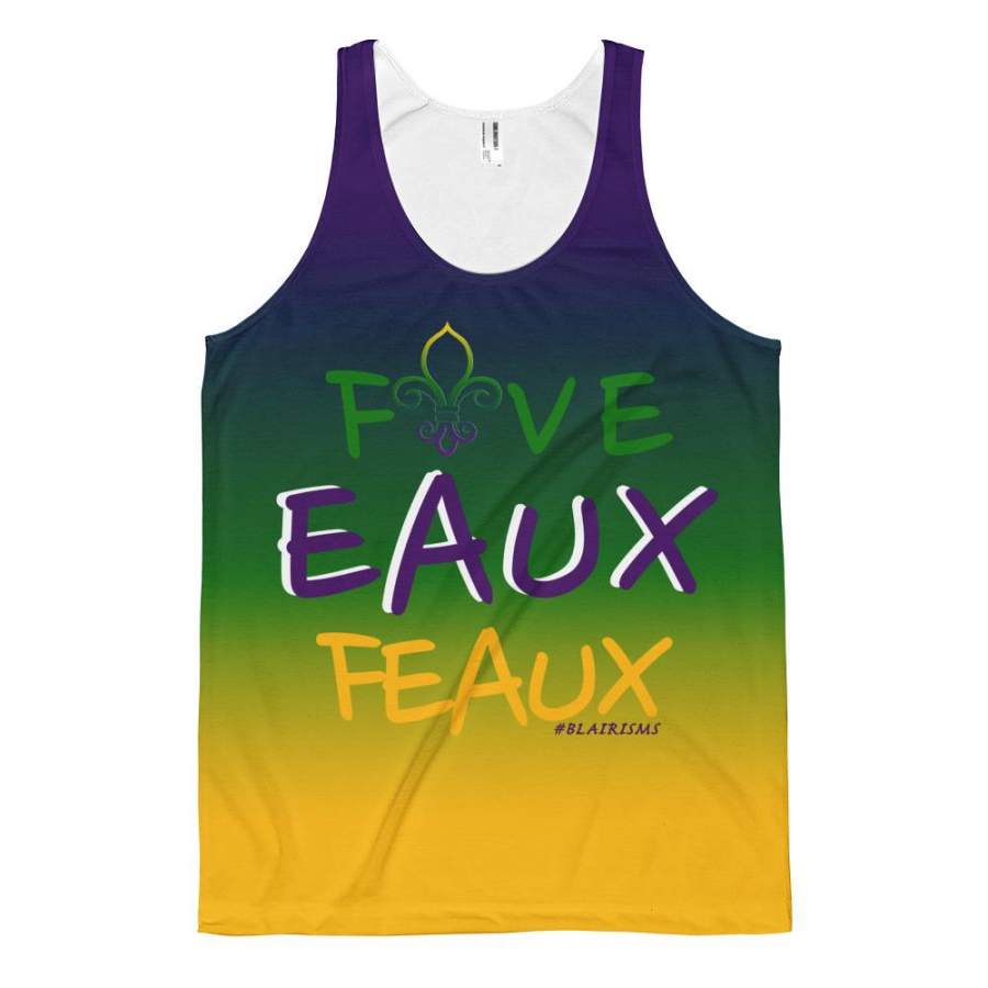 MARDI GRAS FIVE EAUX FEAUX Men’s Classic fit tank top