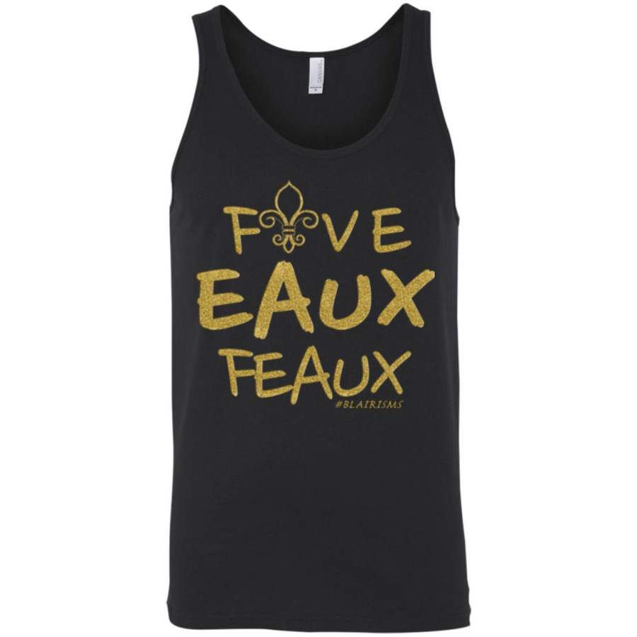 FiveEAUXFeaux GOLD Unisex Tank