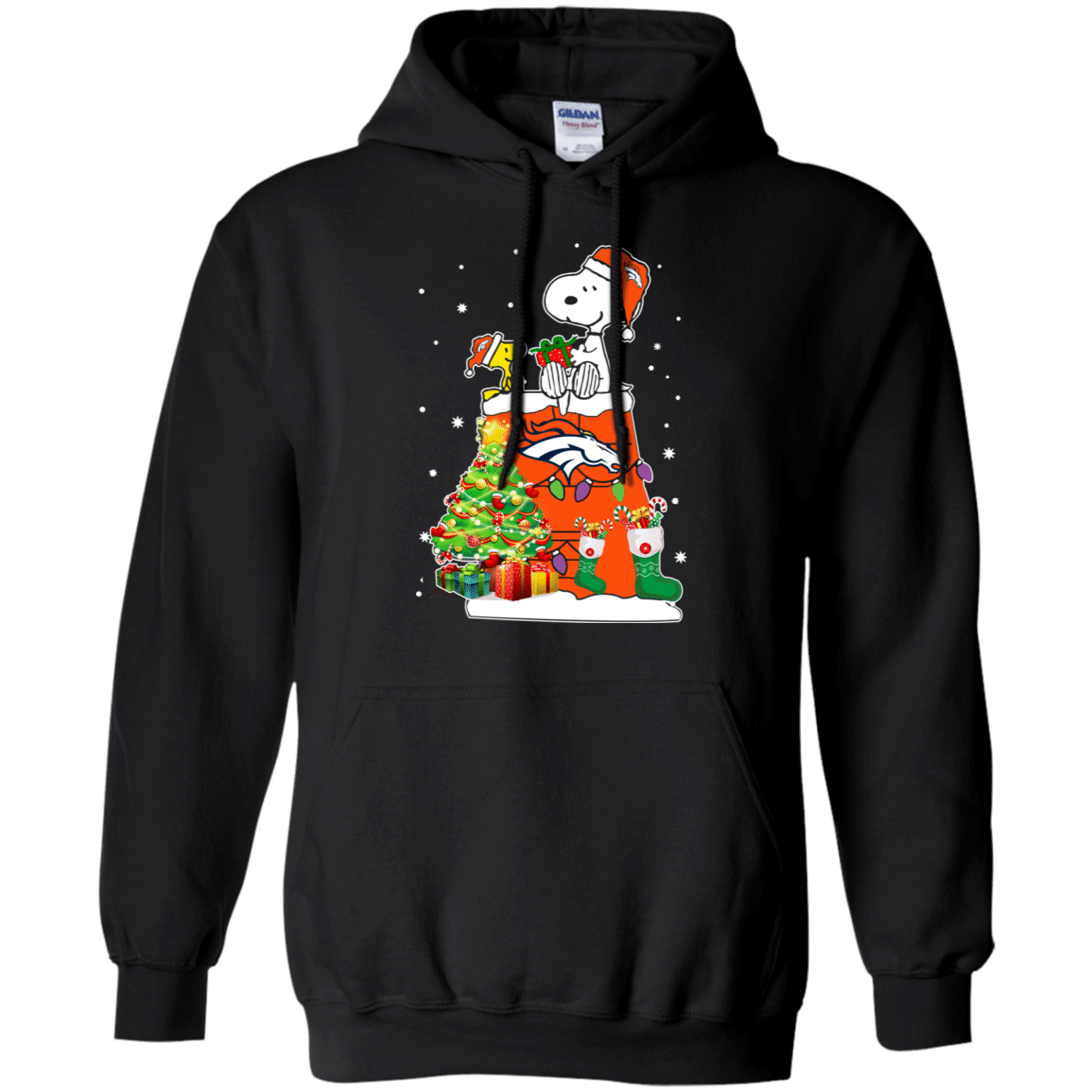 Check Out This Awesome Denver Broncos Snoopy & Woodstock Christmas Shirt Hoodie