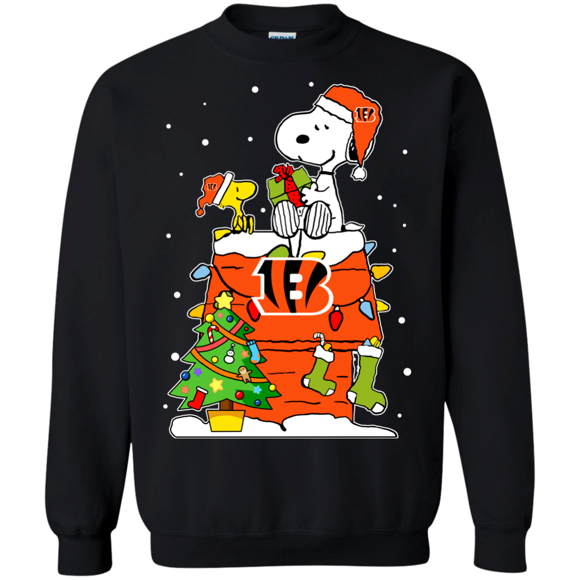 Check Out This Awesome Cincinnati Bengals Snoopy Ugly Christmas Sweaters Shirts