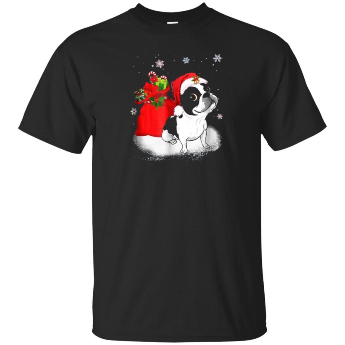 Check Out This Awesome Christmas Santa Boston Terrier Shirt