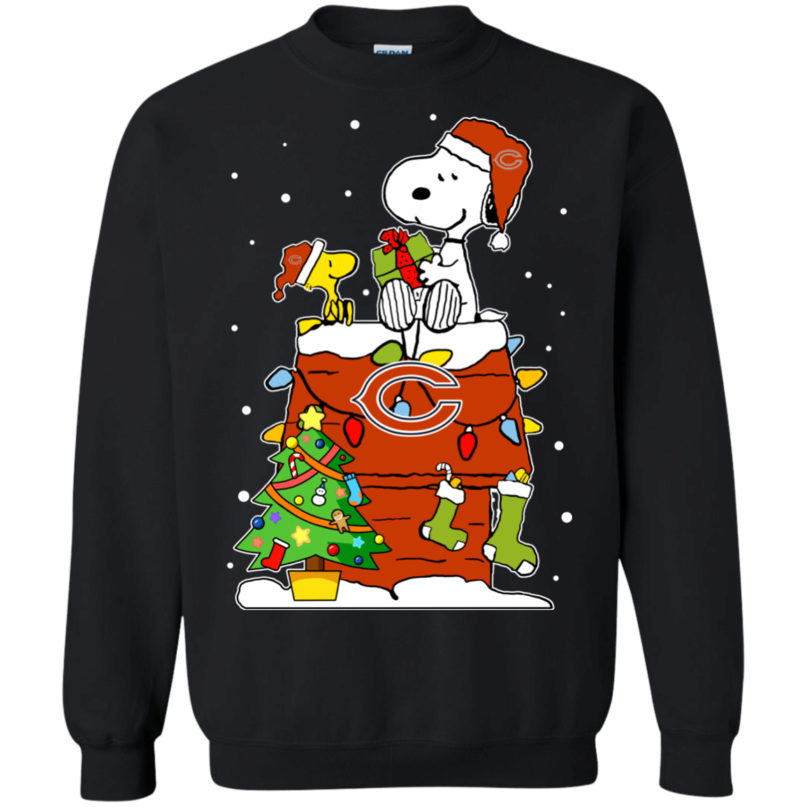 Check Out This Awesome Chicago Bears Snoopy Ugly Christmas Sweaters Shirts