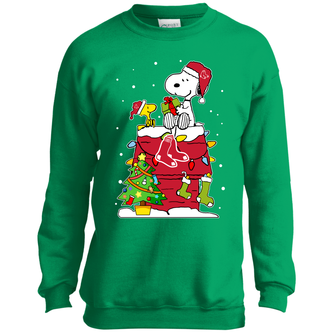 Check Out This Awesome Boston Red Sox Snoopy Ugly Christmas Sweaters Shirts