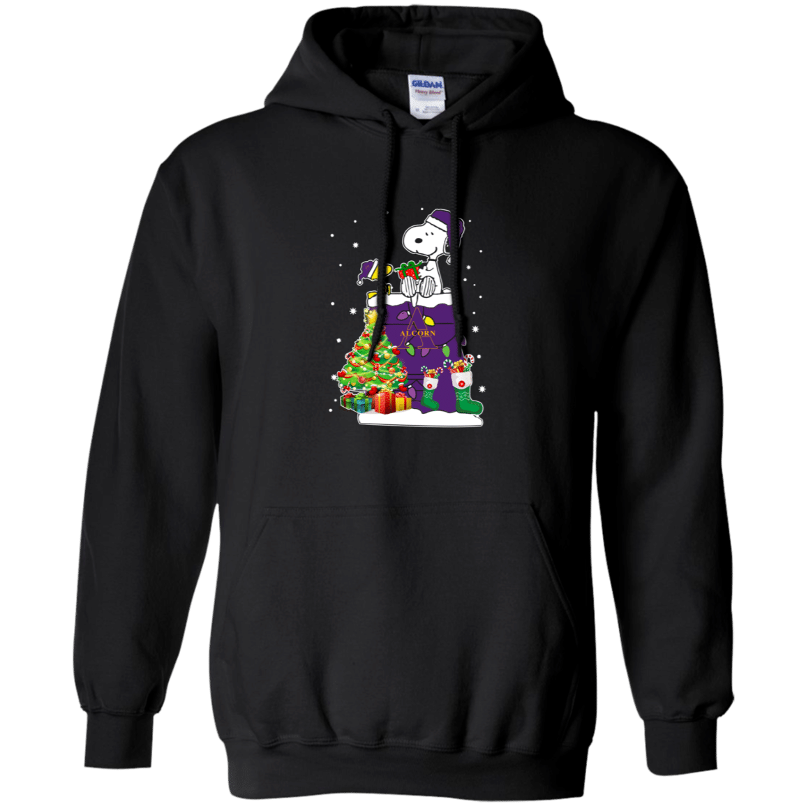 Check Out This Awesome Alcorn State Braves Snoopy & Woodstock Christmas Shirt Hoodie