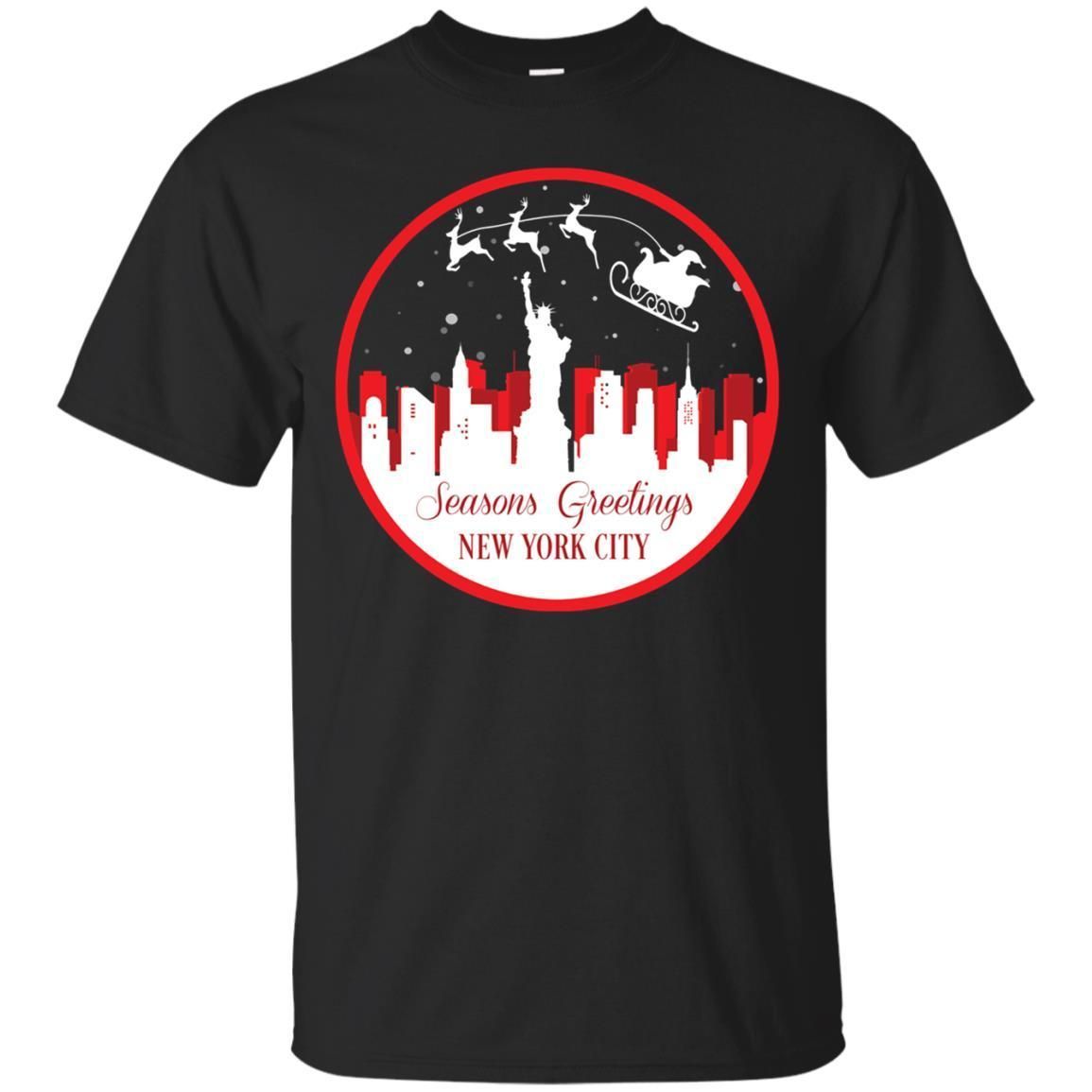 Buy Vintage New York City Christmas Snow Globe Long Sleeve Shirt