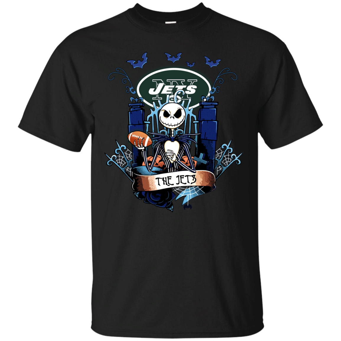 Buy New York Jets Halloween The Nightmare Before Christmas Shirts