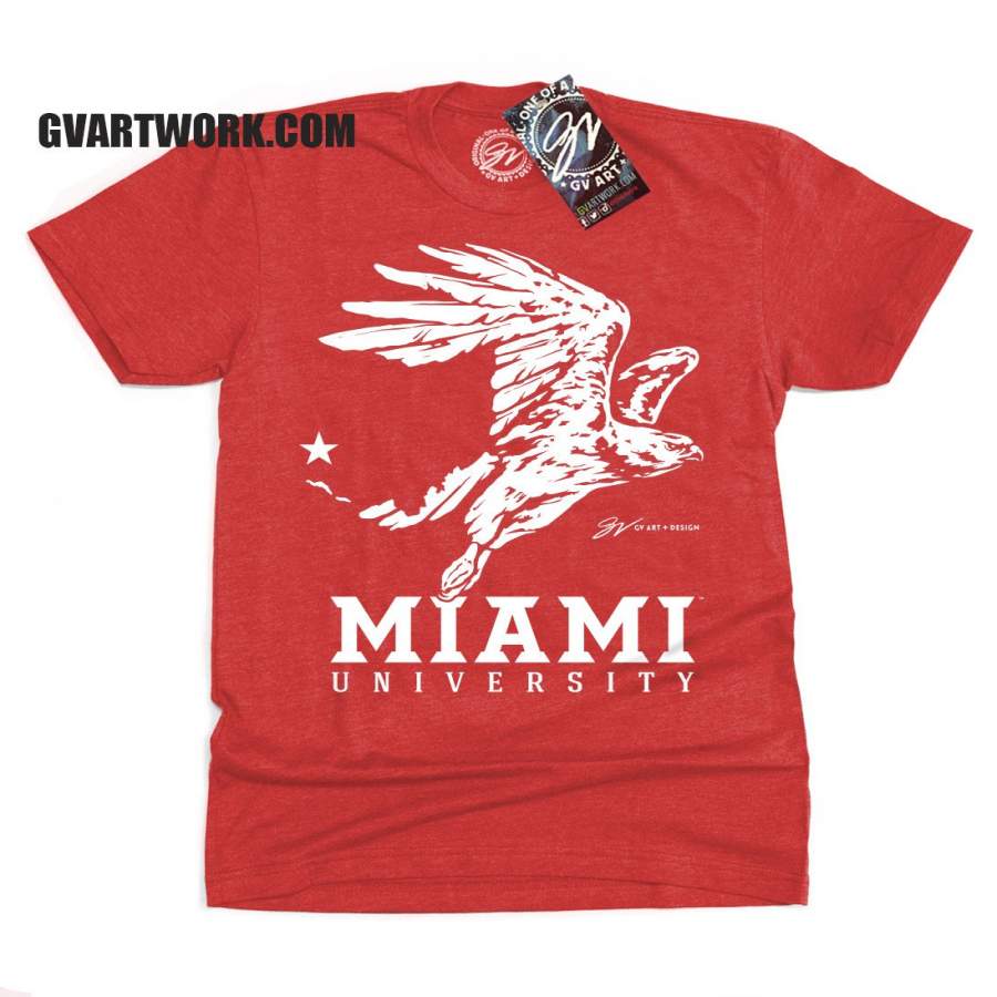 Miami University T shirt Red