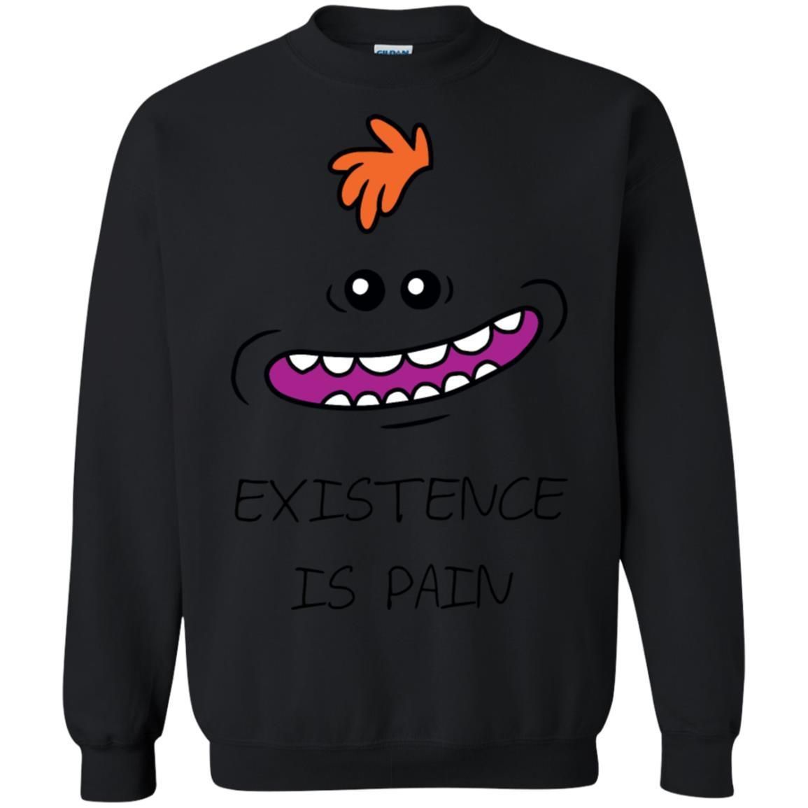 Rick And Morty Mr Meeseeks Existence Is Pain Unisex Crewneck Pullover Sweatshirt