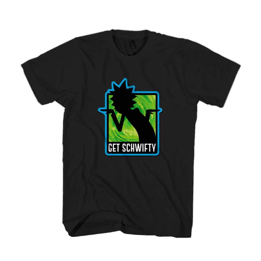 Rick And Morty Get Schwifty Pickle Rick Tiny Rick Man’s T-Shirt