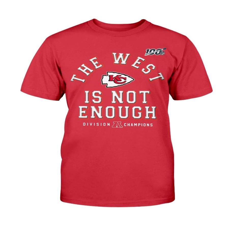 Chiefs AFC West Champions Shirt – Kansas City Chiefs – The West Is Not Enough Shirt