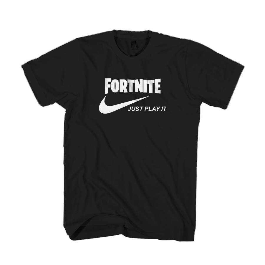 Fortnite Just Play It Run Dmc Logo Man’s T-Shirt