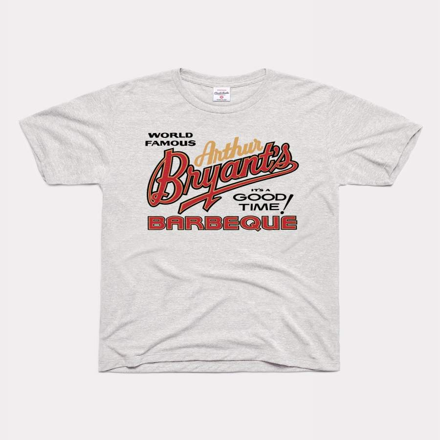 Kansas City’s World Famous Arthur Bryant’s Barbeque Vintage Ash T-Shirt