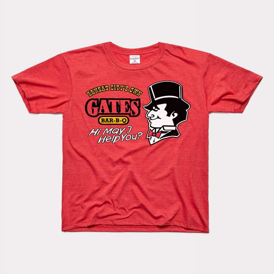 Kansas City’s Own Gates Bar-B-Q Vintage Red T-Shirt