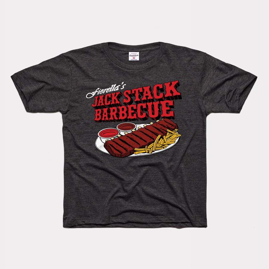 Fiorella’s Jack Stack Barbecue Vintage Kansas City Black T-Shirt