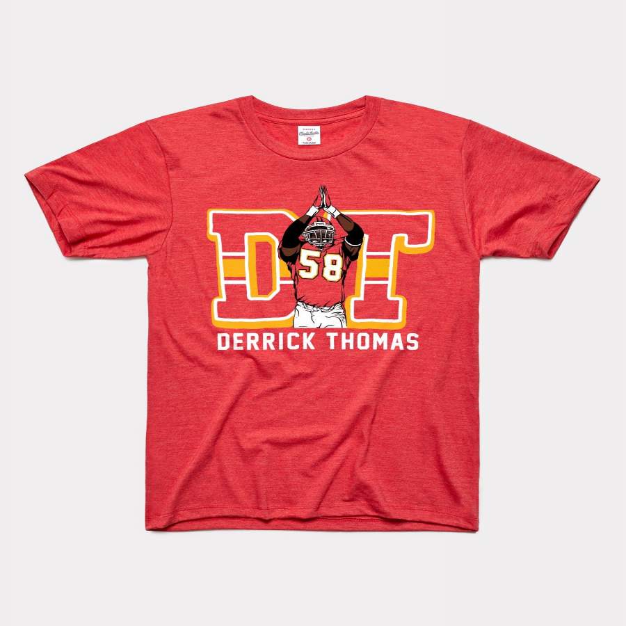 Derrick Thomas Vintage Red Kansas City T-Shirt