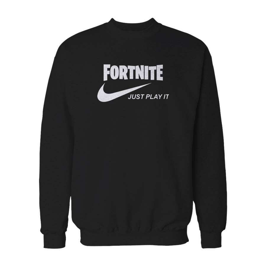 Fortnite Just Play It Run Dmc Logo Sweatshirt