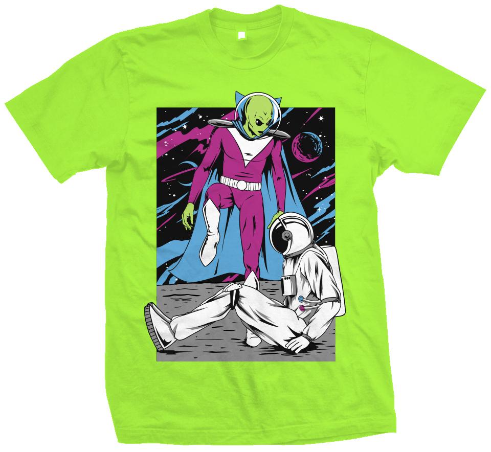 Alien Step Over – Ghost Green T-Shirt