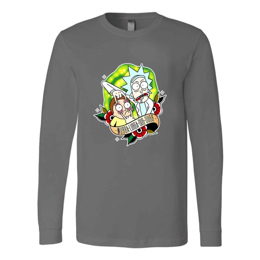 Rickmas Rick And Morty Inspired Christmas Long Sleeve T-Shirt