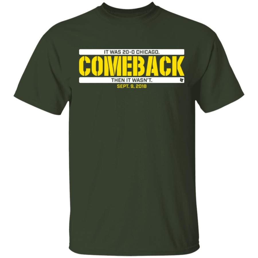 GREEN BAY COMEBACK SHIRT