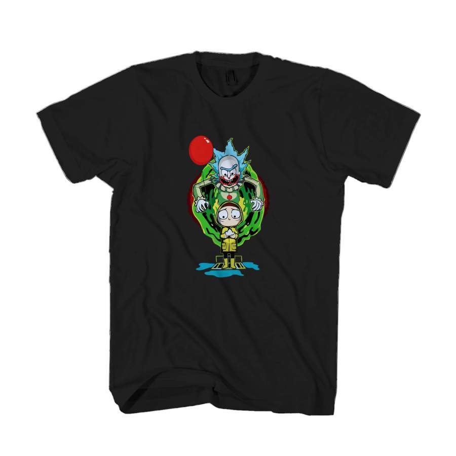 It And Morty Pennywise Rick And Morty Combo Man’s T-Shirt