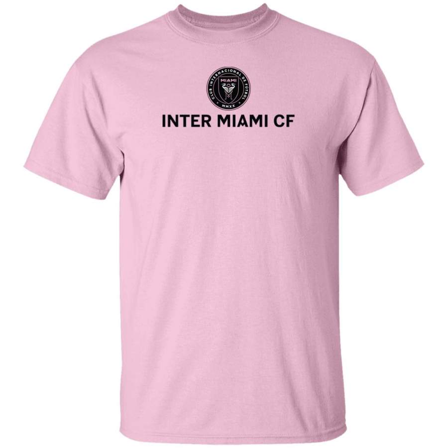 Inter Miami CF Fanatics Branded Primary Logo T-Shirt – Pink cotton plus size