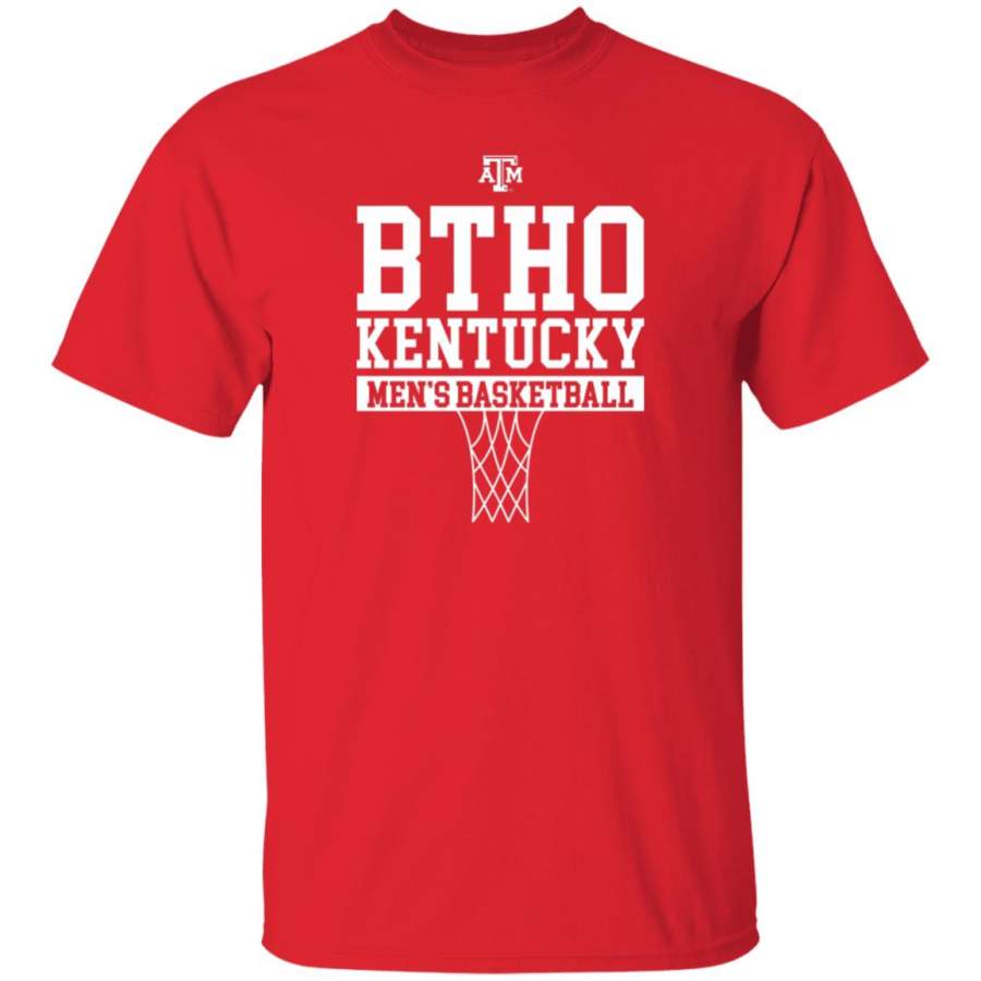 Btho Kentucky Men’s basketball shirt red cotton plus size