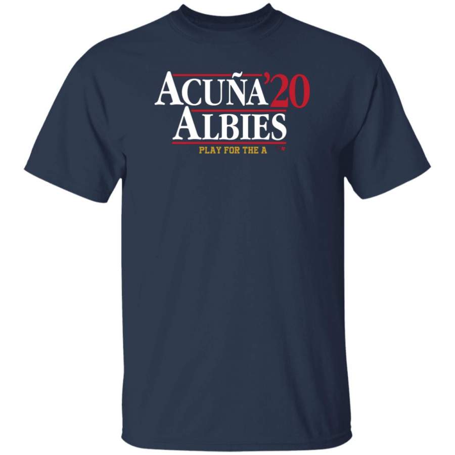 Atlanta Braves 2020 campaign shirt navy cotton plus size