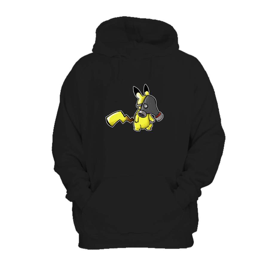 Pikachu Gas Mask Pokemon Marijuana Hoodie