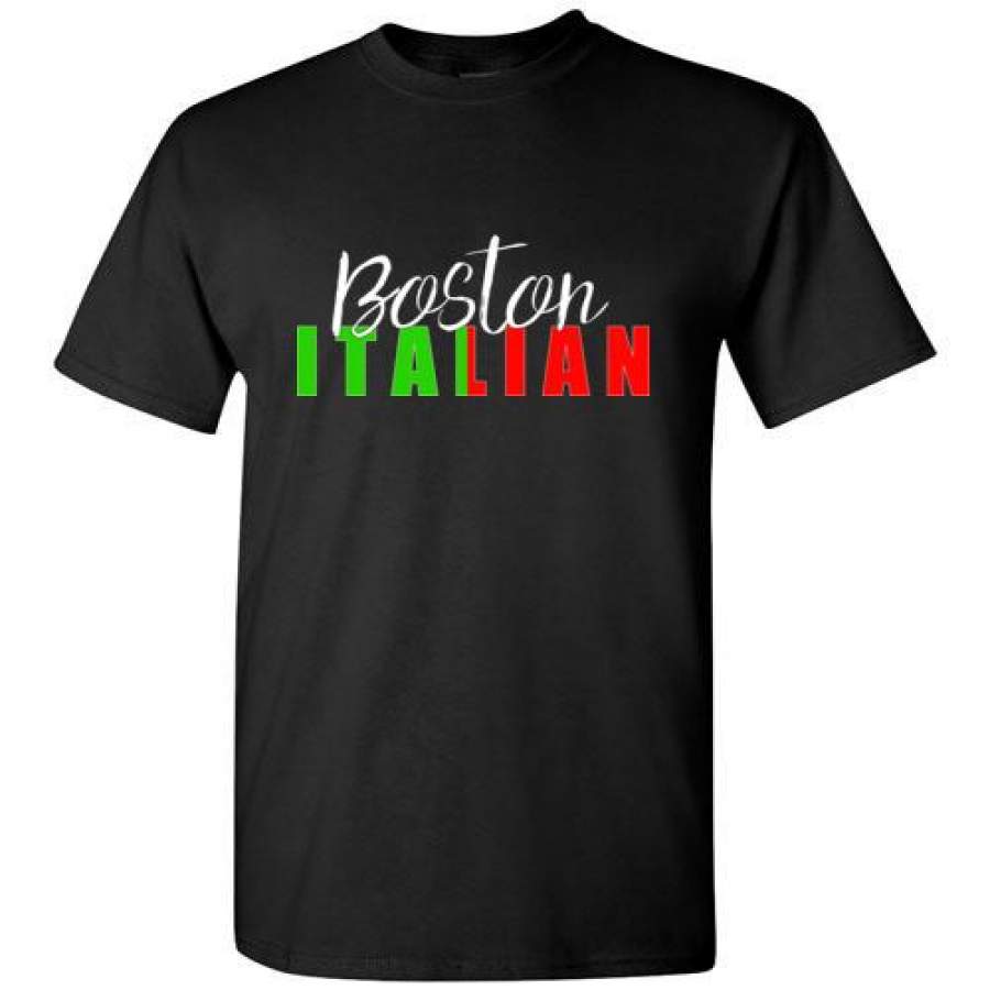 Boston Italian – Dark Color Short Sleeve T-Shirt