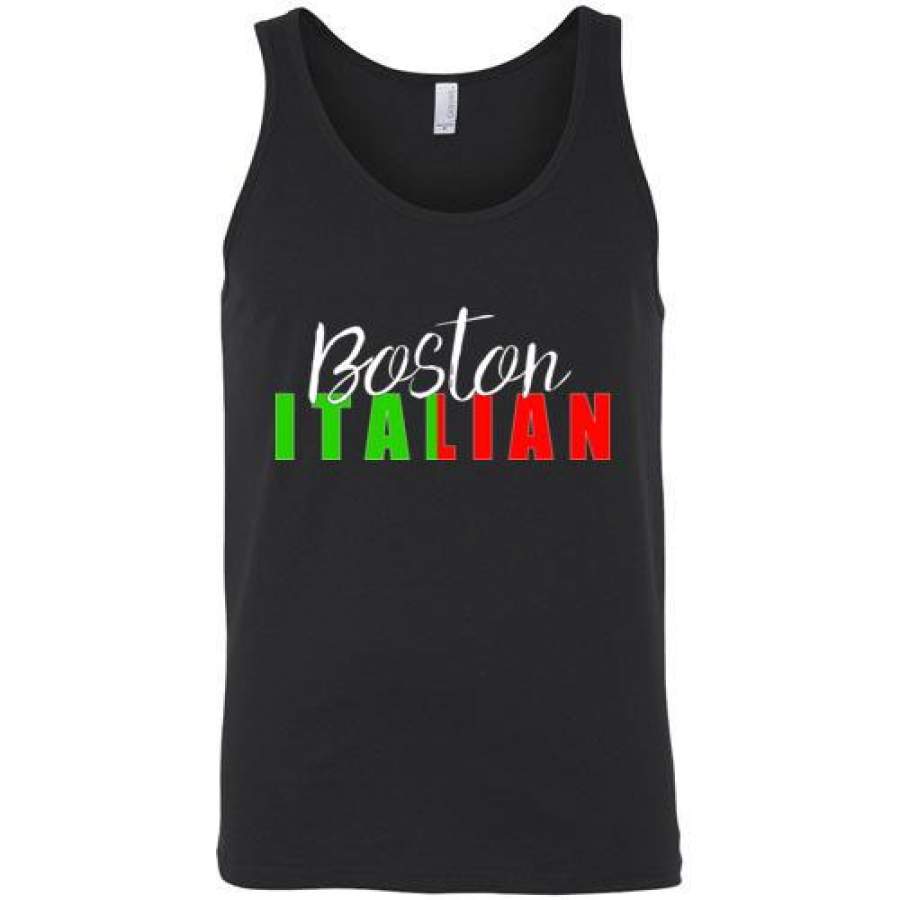 Boston Italian – Dark Colored Unisex Tank Top