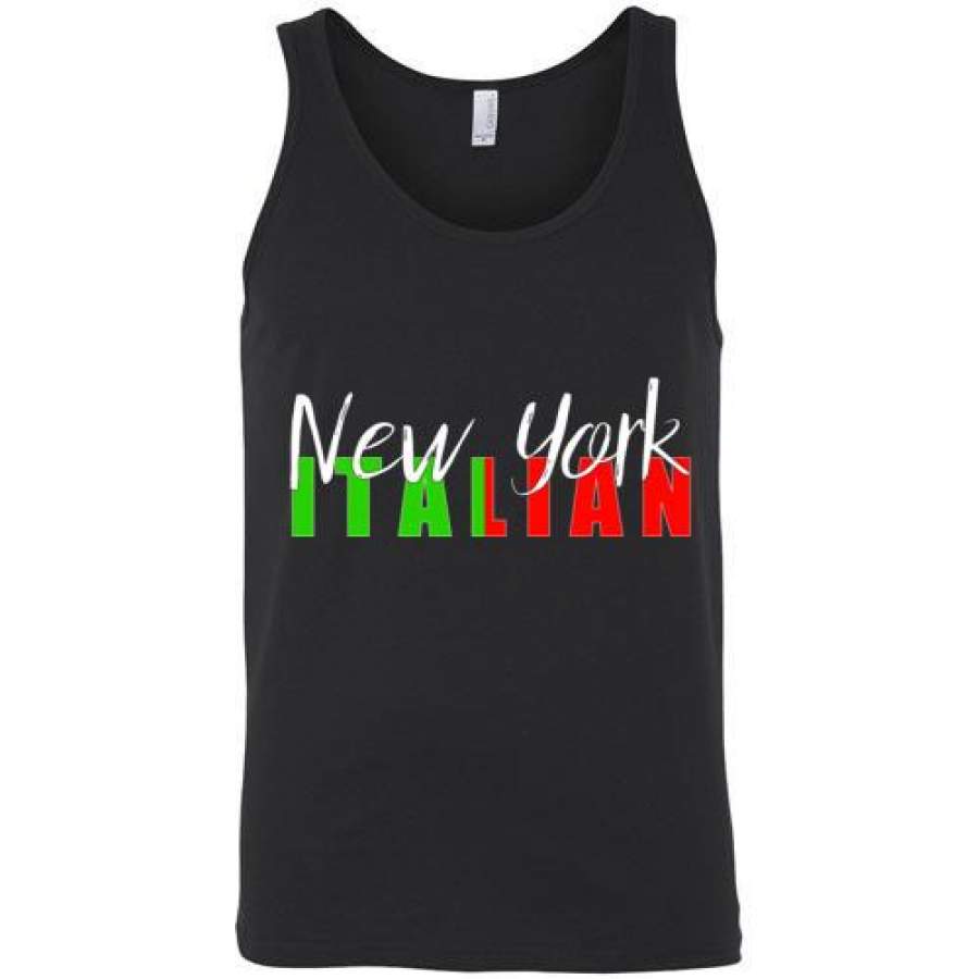 New York Italian Unisex Tank Top