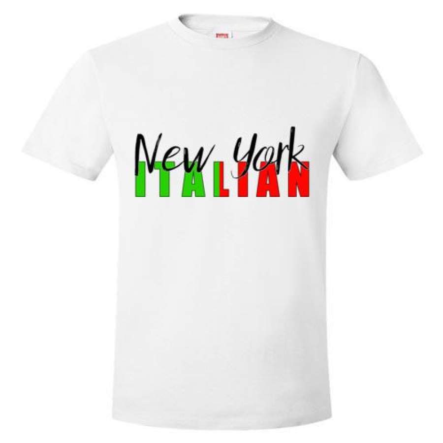 New York Italian Unisex Crew Neck T-Shirt