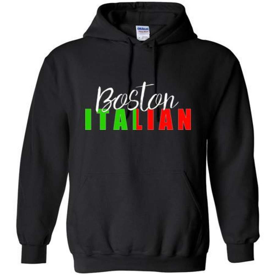 Boston Italian – Dark Colored Pull Over Hoodie