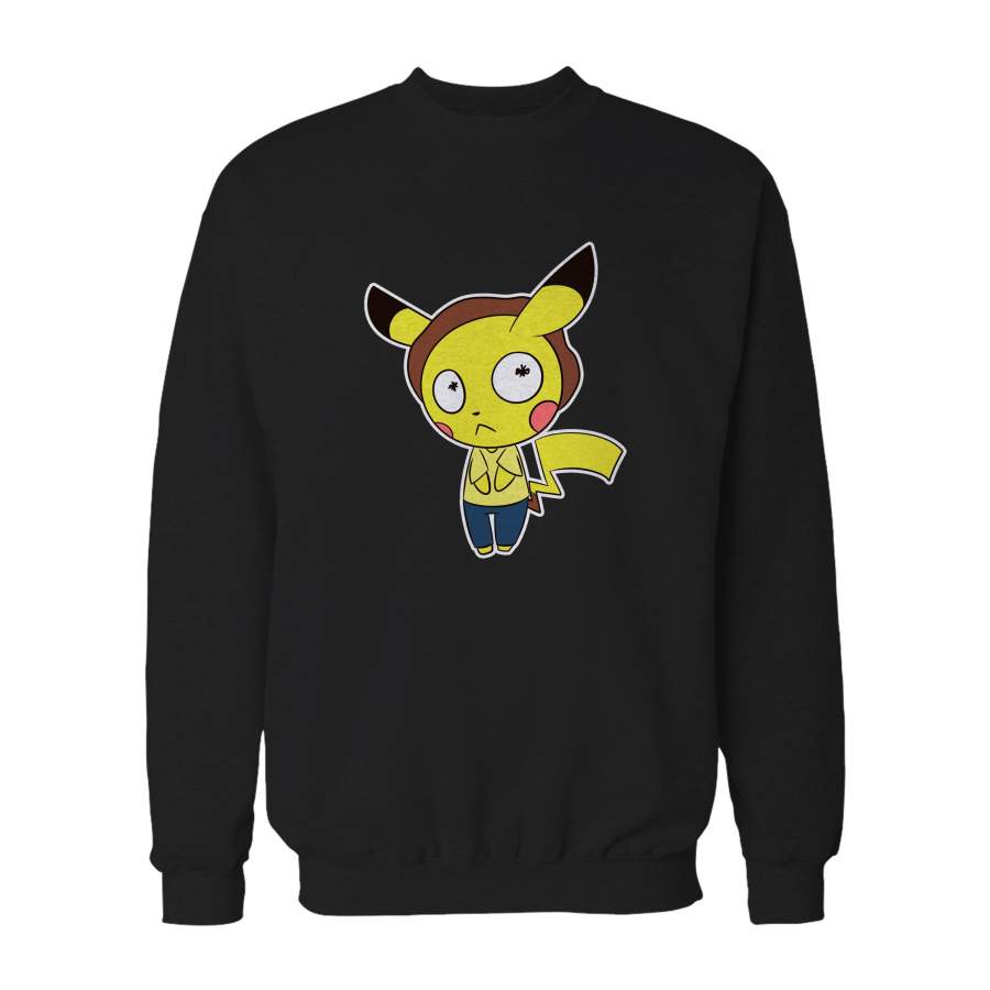 Morty Chu Rick And Morty Pikachu Pokemon Sweatshirt