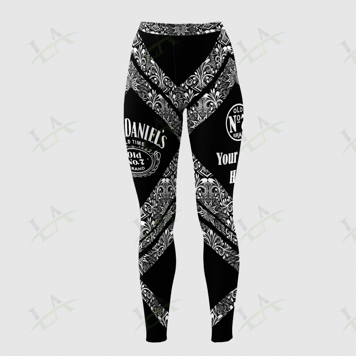 Jack Daniel’s Tennessee Whiskey Leggings Personalize Name