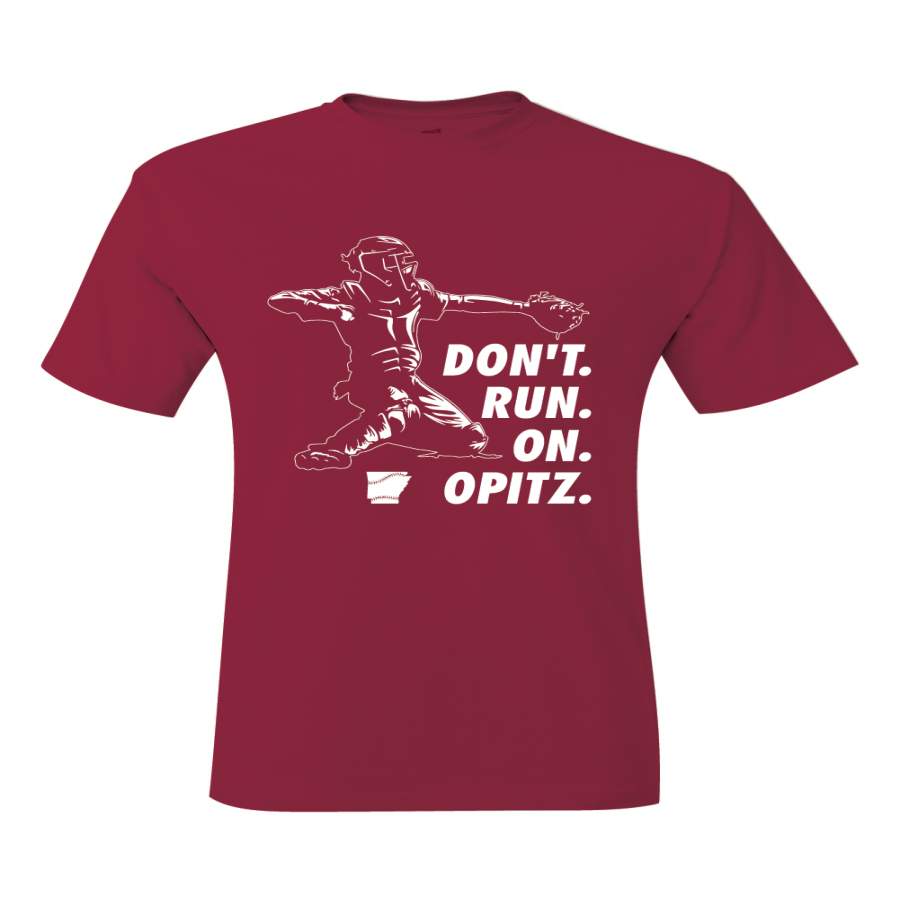 Arkansas Don’t Run On Opitz T-Shirt