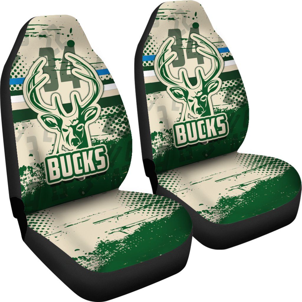 Milwaukee Bucks Car Seat Covers TH4