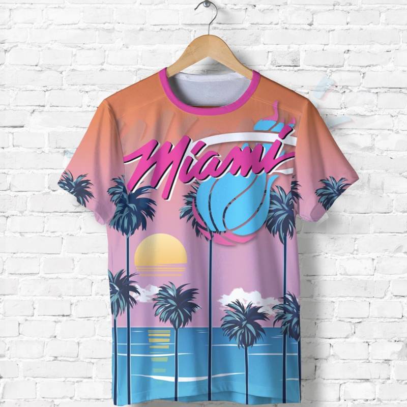 Miami T Shirt Vice Logo K5