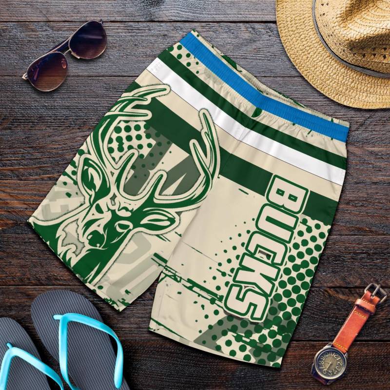 Milwaukee Bucks All Over Print Men’s Shorts TH4