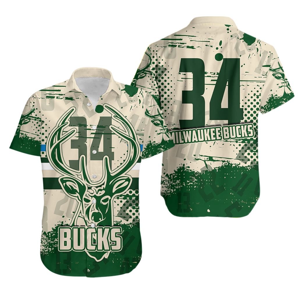 Milwaukee Bucks Hawaiian Shirt TH4