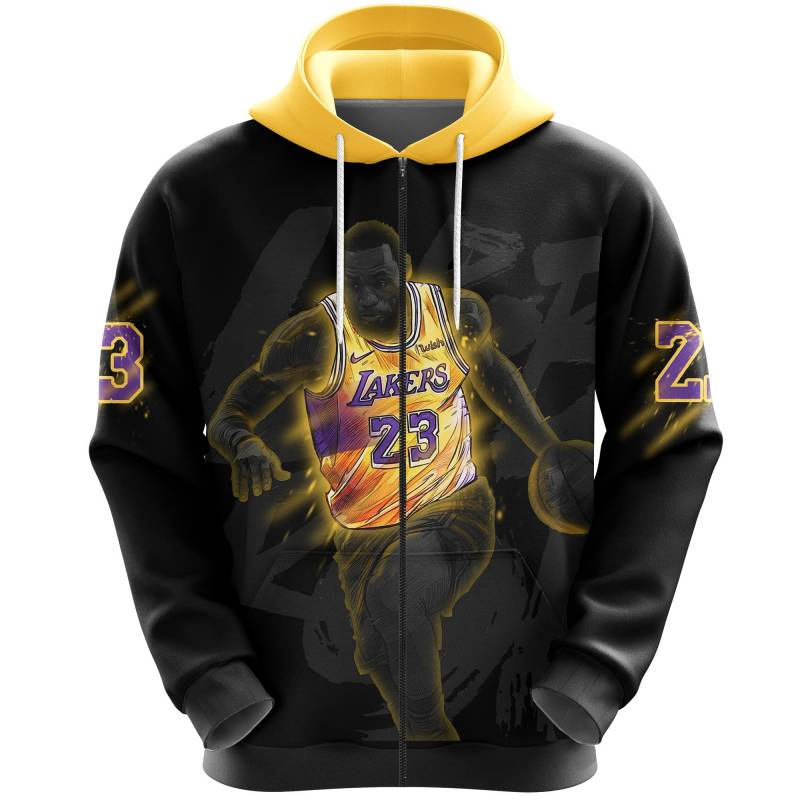 Los Angeles 23 Zip Hoodie K5