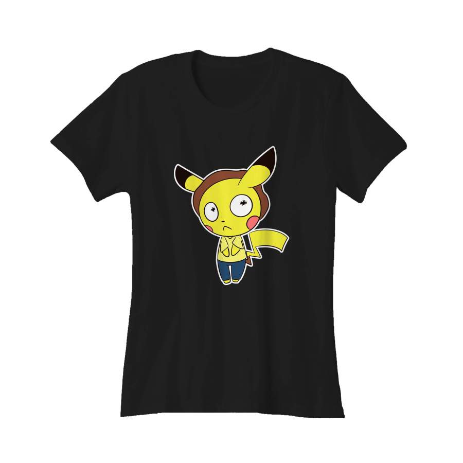 Morty Chu Rick And Morty Pikachu Pokemon Women’s T-Shirt