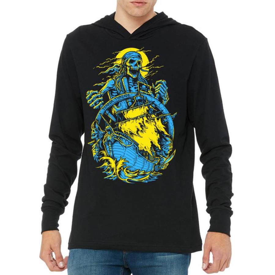 Ghost Ship Long Sleeve Hooded Tee