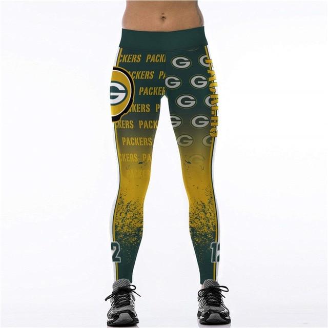 Green Bay 3D Printed Team Leggings