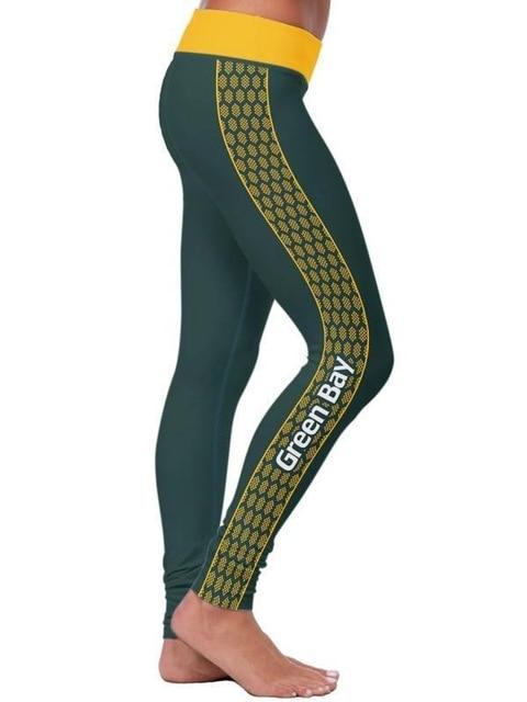 Green Bay High Waist Team Leggings