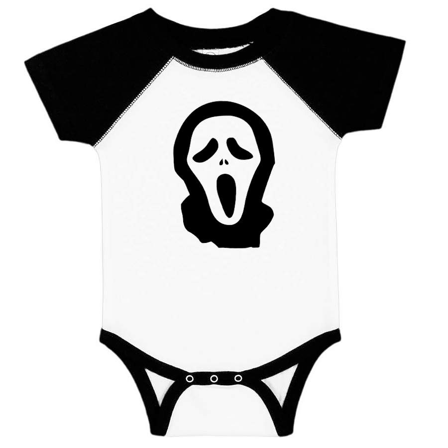 Ghost Face Raglan T-Shirt or Onesie