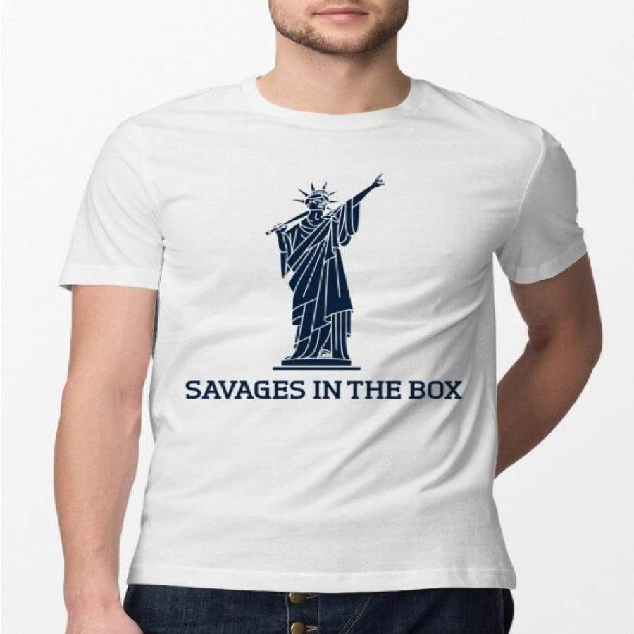 New York Yankees Savages In The Box Tshirt NYY