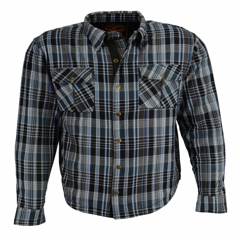 Milwaukee Performance-MPM1626-Men’s Armored Flannel Biker Shirt w/ Aramid? by DuPont? Fibers