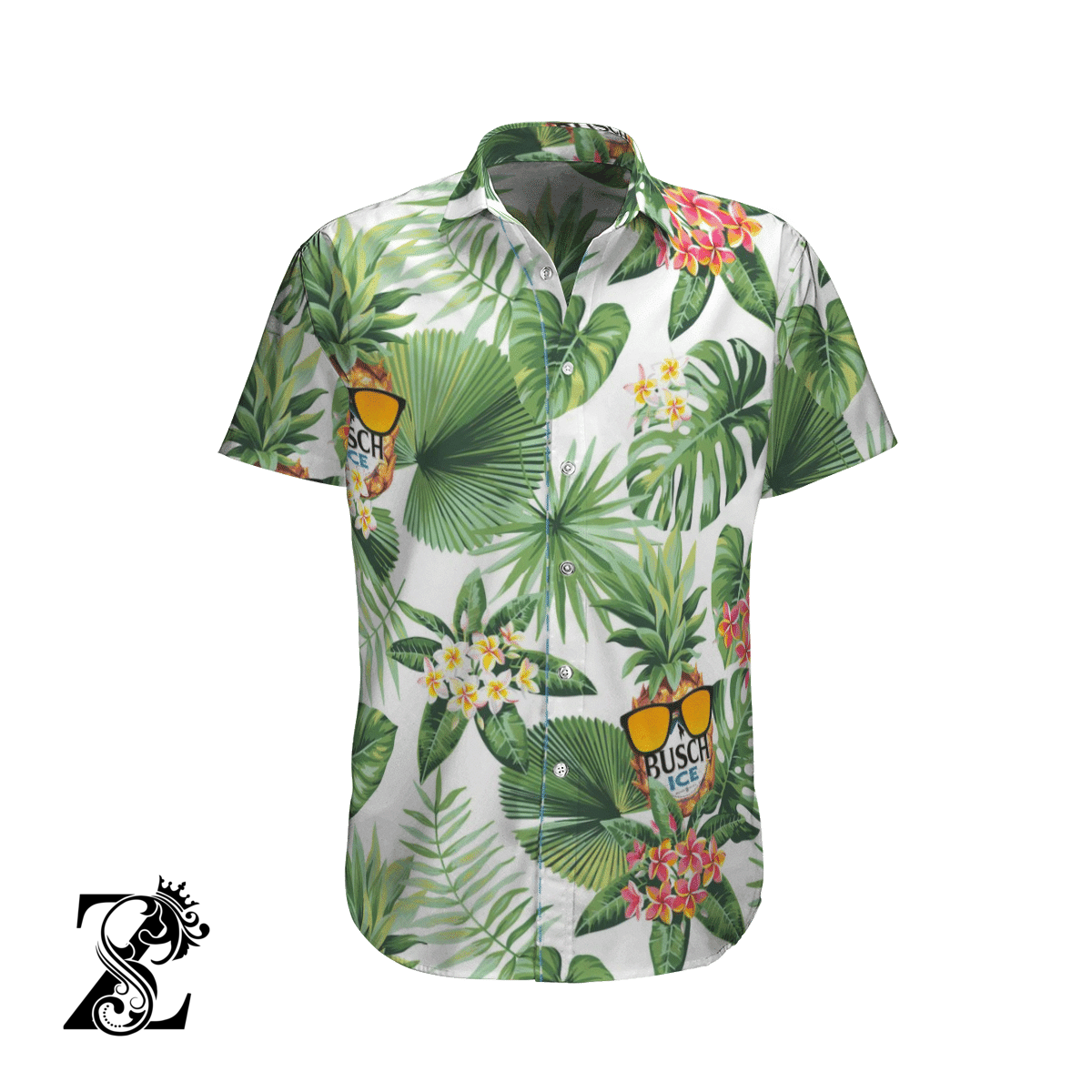 Busch Ice Hawaiian Shirt 5Bao